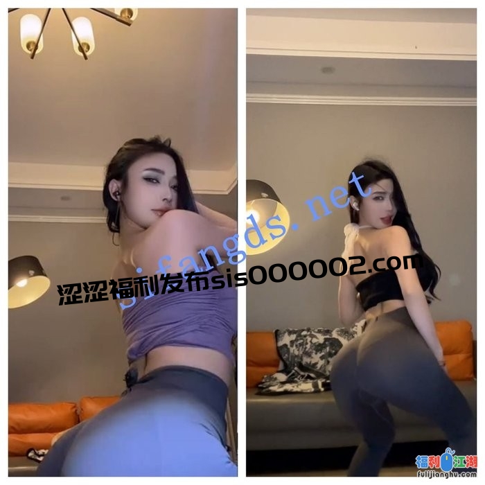 【快手】希希酱紫 7 快手第一美臀 凹凸户型 半透紧身裤[某房原版]【1G】